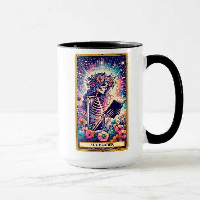 Funny Tarot Card/läsaren Mugg (Höger)