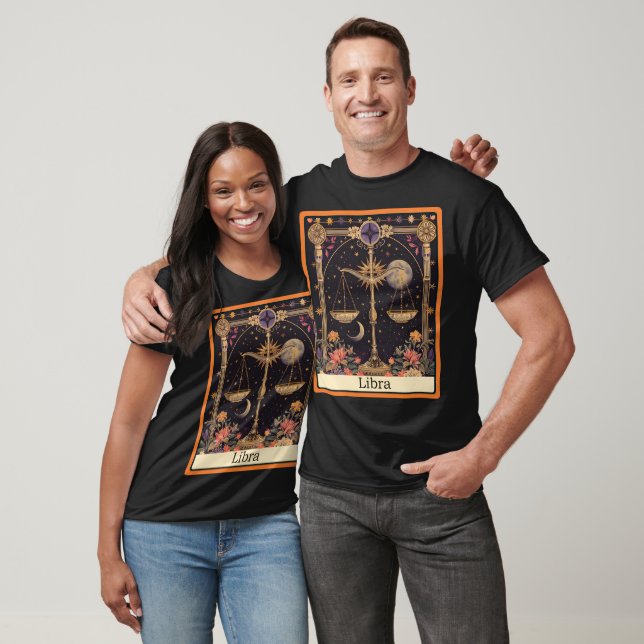 Funny Tarot Card/Zodiac/Libra T Shirt (Unisex)