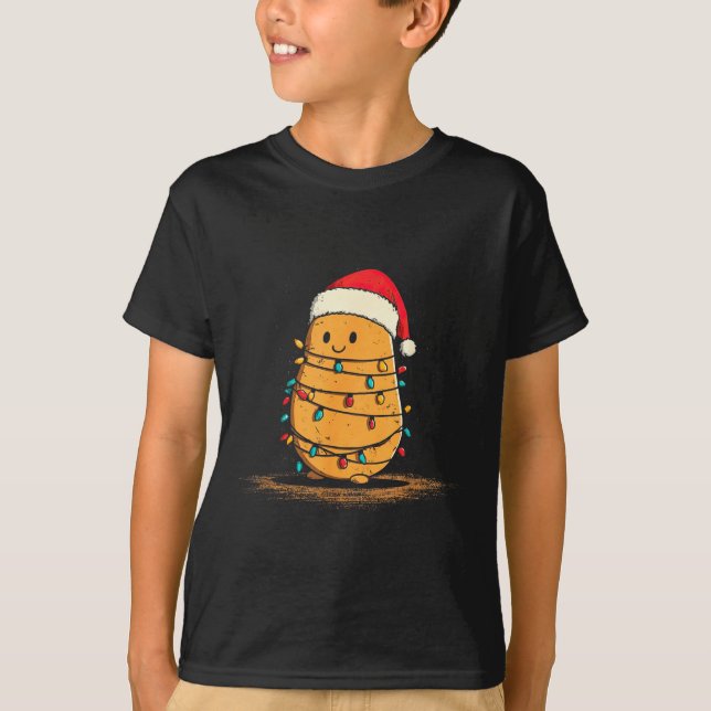 Funny Tato Christmas Graphics Lights Lover  T Shirt (Framsida)
