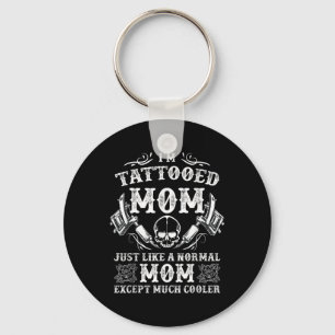 Funny Tattoo Shirt Tattooed Mamma Tattoo Gift Nyckelring
