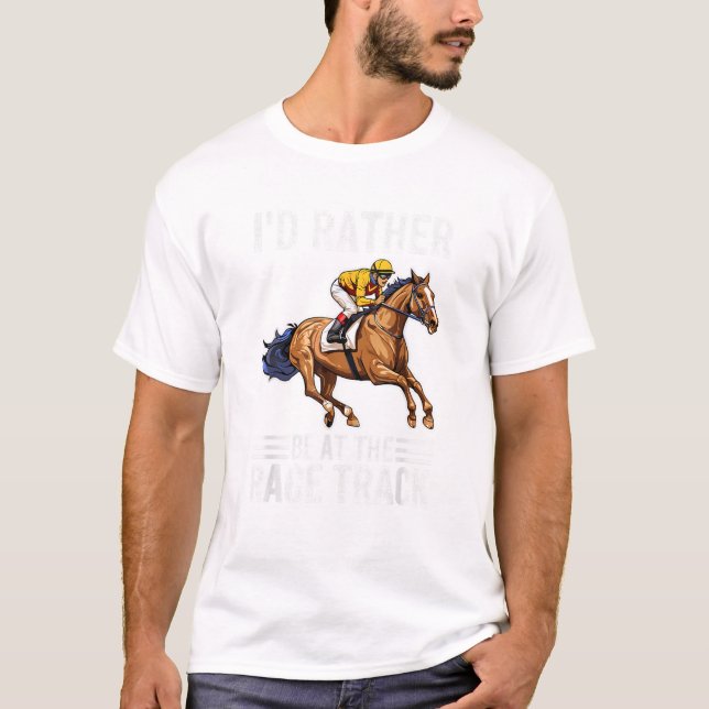 Funny Tävling Track Horse Tävla För manar Women Co T Shirt (Framsida)
