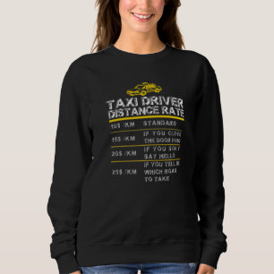 Funny Taxi-drivrutin Avstånd hastighetsskillnader T Shirt