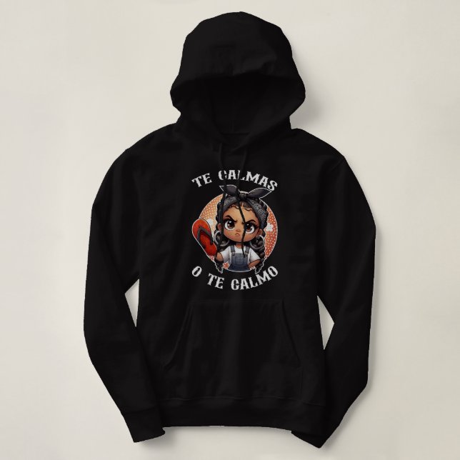 Funny Te Calmas O Te Calmo Spain La Chancla Sarc T Shirt (Design framsida)