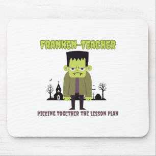 Funny Teacher Halloween Shirt Franken-lärare Fran Musmatta