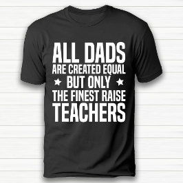 Funny Teacher Pappa eller Grandpa Grattis på födel T Shirt