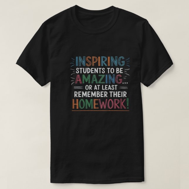 Funny Teacher Quote T Shirt (Design framsida)