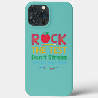 Funny Teacher Rock The Test Don't Stress Just Do