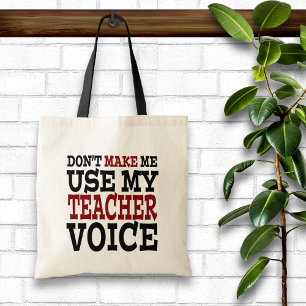Funny Teacher Voice Tygkasse
