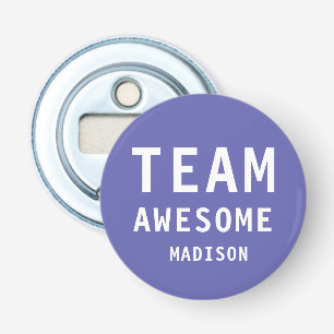 Funny Team Fantastisk Lila Personlig Namn Flasköppnare