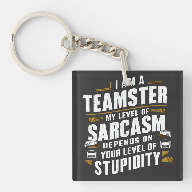 Funny Teamster Quote Sarcasm Joke Trucker Driver (Framsidan)