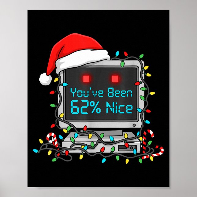 Funny Tech Christmas Geek Ai Holiday Humor Nerd Sh Poster (Framsidan)
