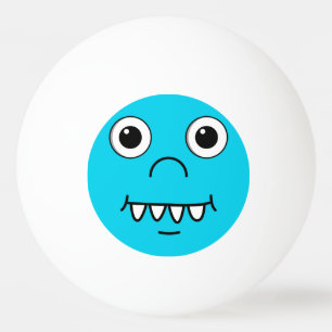 Funny Tecknad ansikte Pingisboll