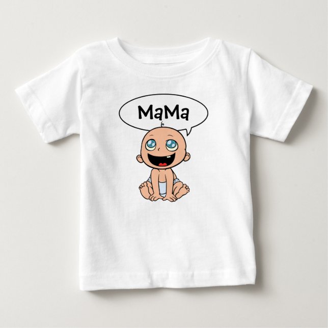 Funny Tecknad Baby Pullover Hoodie T-shirt (Framsida)