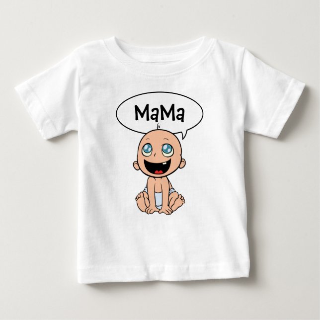 Funny Tecknad Baby Pullover Hoodie Tee (Framsida)