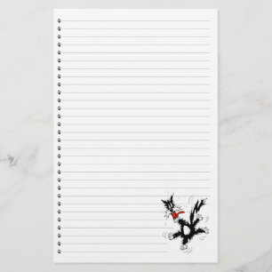 Funny Tecknad Cat Led Pet Stationery Brevpapper