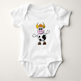 Funny Tecknad Cow Tee Shirt