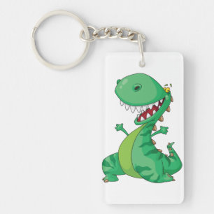Funny Tecknad Dinosaur Roaring T-Rex