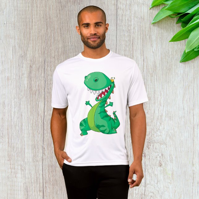 Funny Tecknad Dinosaur Roaring T-Rex T Shirt (Skapare uppladdad)