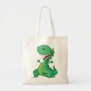Funny Tecknad Dinosaur Roaring T-Rex Tygkasse