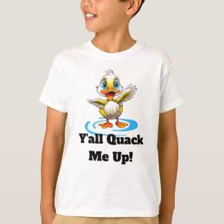 Funny Tecknad Duckling Kids T-Shirt