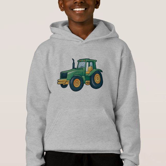 Funny Tecknad för traktor T Shirt (Framsida)