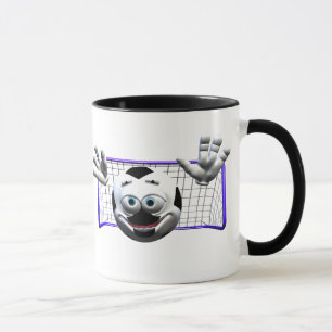 Funny Tecknad - fotbolls-ball Mugg