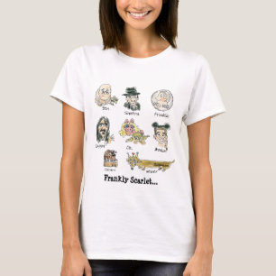 Funny Tecknad Frankly Scarlet Womens T Shirts