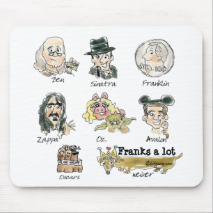 Funny Tecknad Franks A Lot Mousepad Musmatta