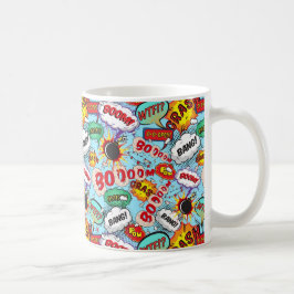 Funny Tecknad Mönster Kaffemugg