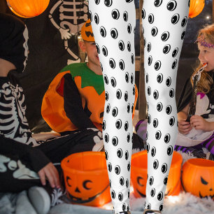 Funny tecknad ögon Halloween-kostym Leggings