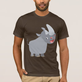 Funny Tecknad Rhino T-shirt