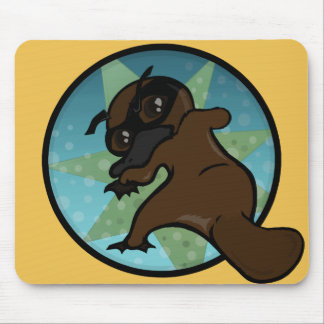 FUNNY TECKNAD STIL TECKNAD PLATYPUS MOUSE PAD MUSMATTA