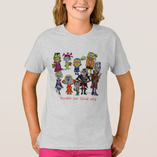 Funny Tecknad Vampires T-Shirt