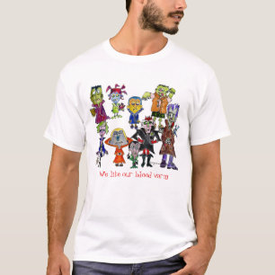 Funny Tecknad Vampires T-Shirt