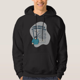 Funny tecknade figurer med muspekarhuvud hoodie