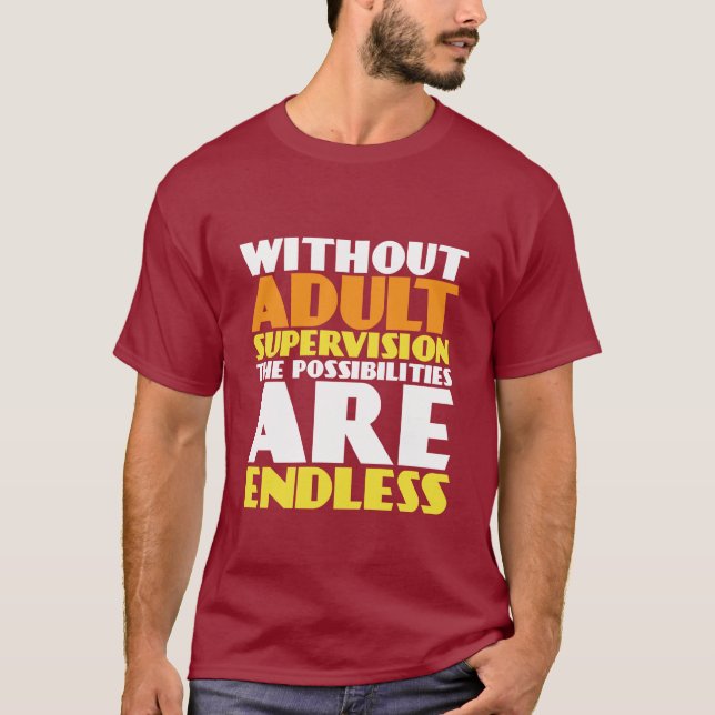 Funny Teenage Rebel T-shirt (Framsida)