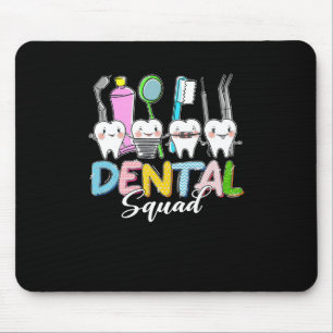 Funny Teeth Dental Squad Dentist Glad påsk Day Musmatta