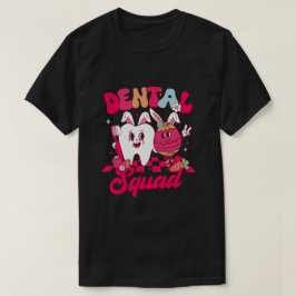 Funny Teeth Dental Squad Dentist Glad påsk Day T Shirt