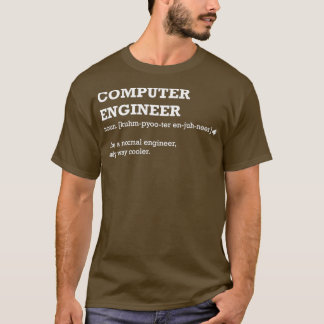 Funny tekniker Joke Definition Computer Engineerin T Shirt
