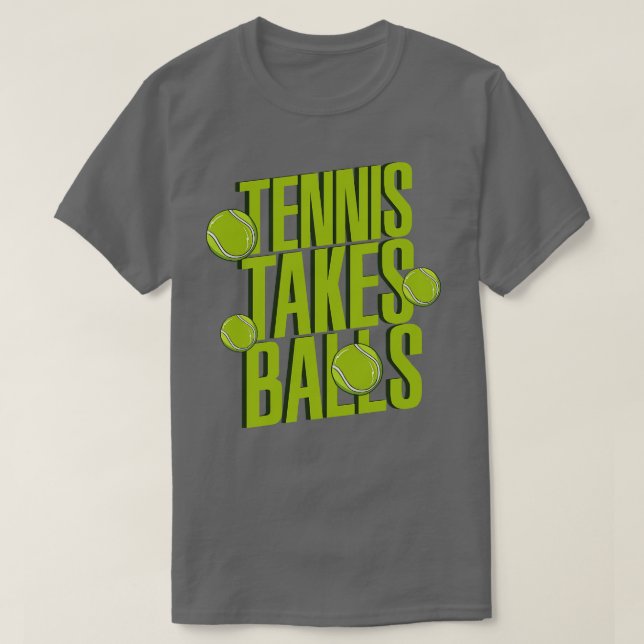 Funny Tennis Älskare Gift T Shirt (Design framsida)