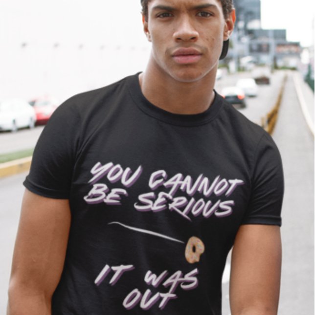 Funny Tennis Donut - You Cannot Be Serious T-Shirt (Skapare uppladdad)