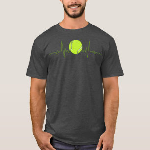 Funny tennis Heartslag Art for Tennis Player Manar T Shirt