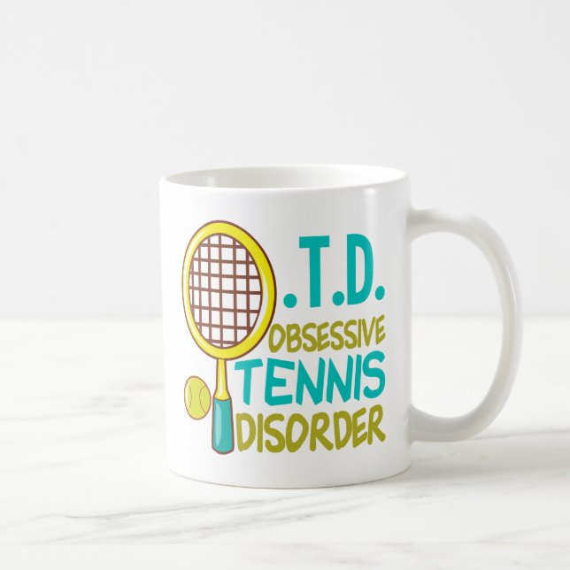 Funny Tennis Kaffemugg (Höger)