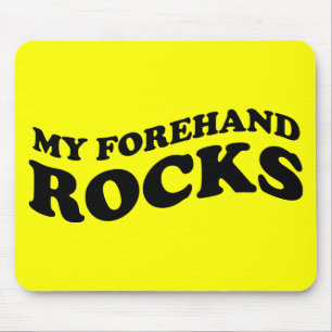 Funny Tennis Mousepad : My Forehand Sten Musmatta