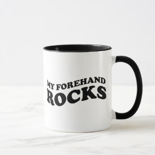 Funny Tennis Mugg : My Forehand Sten