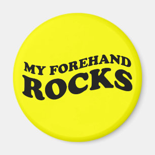 Funny Tennis My Forehand Sten Magnet