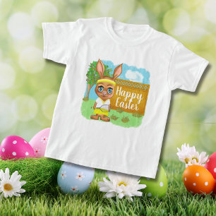 Funny Tennis Påskhare T Shirt