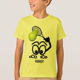 Funny Tennis Player Personlig Boys T Shirt