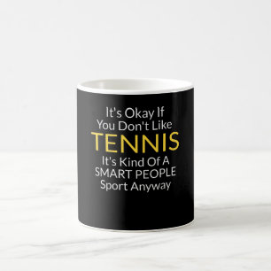 Funny tennis Quote Accessorie och Gift Kaffemugg