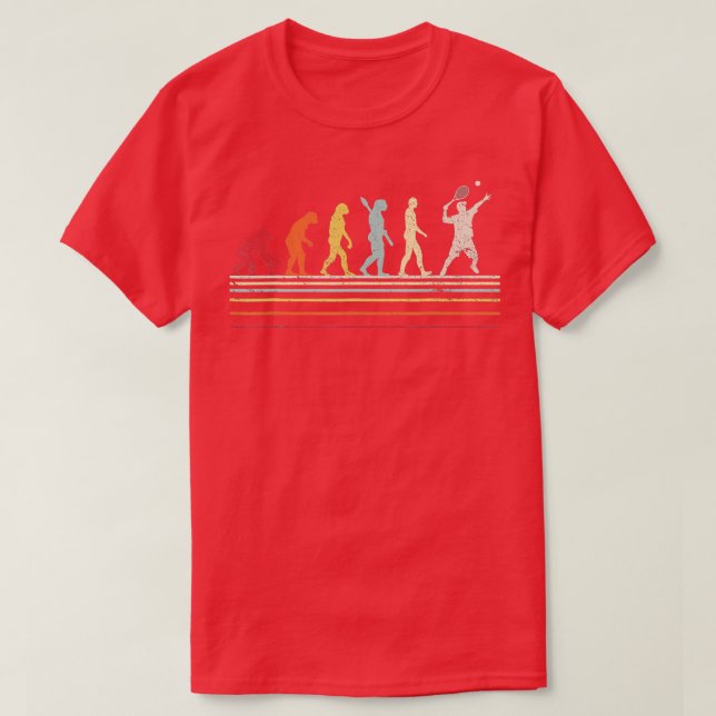 Funny Tennis Shirt Retro Stil T (Design framsida)